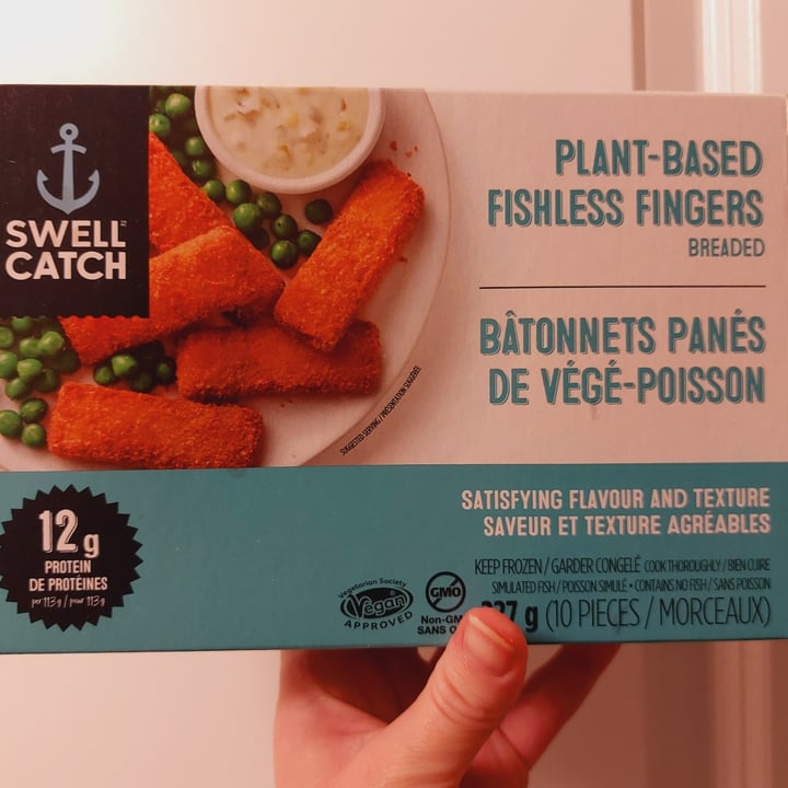 photo of Swell Catch Plant-Based Fishless Fingers shared by @hbchic on  28 Dec 2021 - review