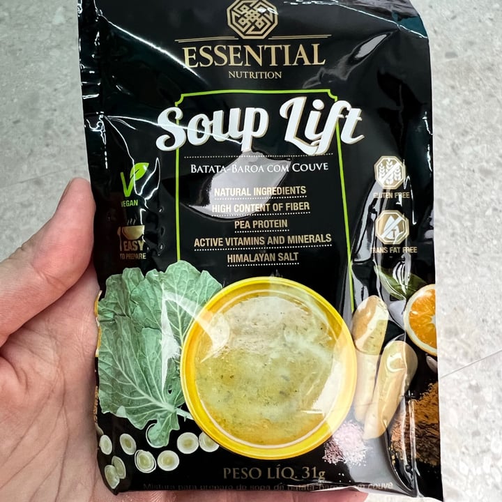 review photo of Essential Nutrition Sopa de Batata Baroa com couve shared by @julianamoraco on 28 Apr 2022 - review
