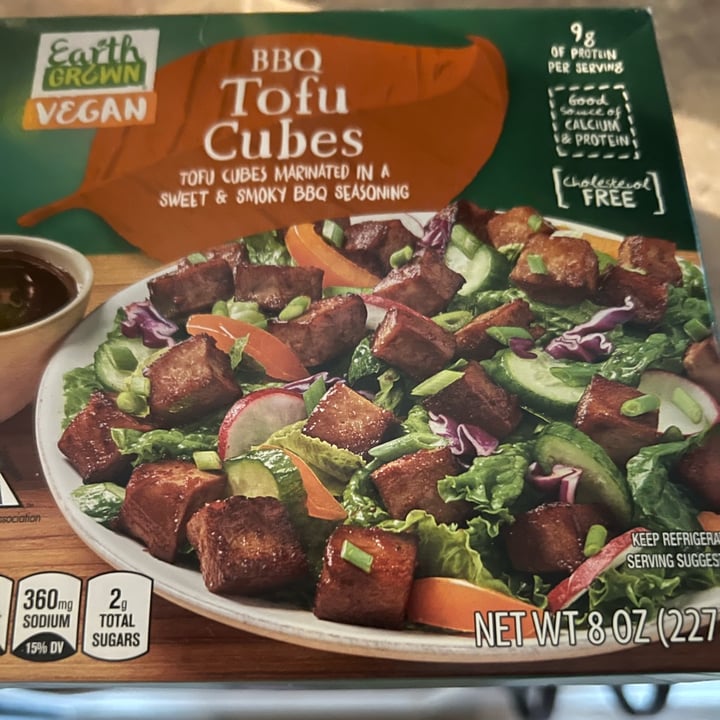 photo of Earth Grown BBQ Tofu Cubes shared by @allycat38 on  30 Sep 2022 - review