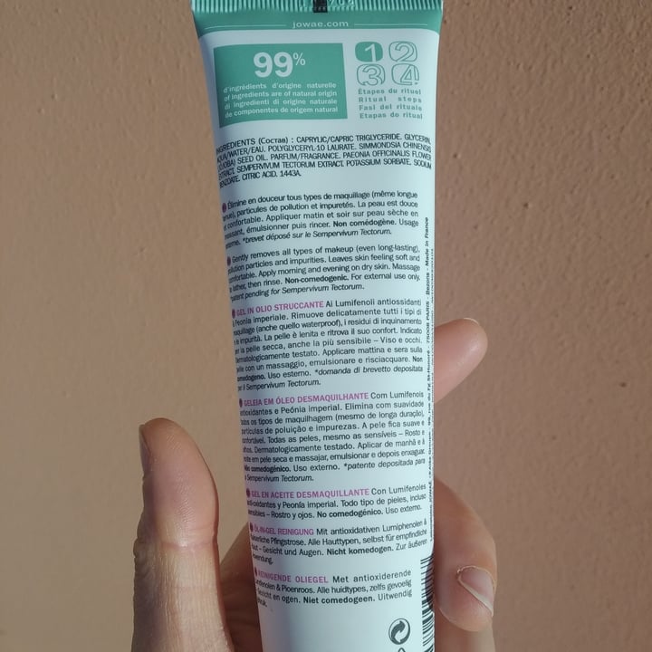 review photo of Jowaé Gel in olio struccante viso e occhi shared by @suze7 on 24 Mar 2022 - review