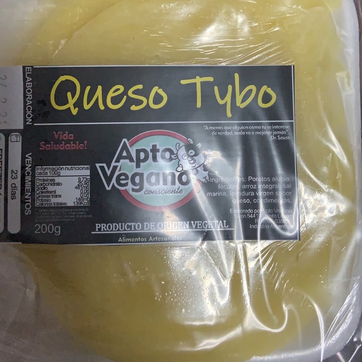 photo of Apto Vegano Consciente Queso tybo shared by @rolanz on  08 Apr 2021 - review