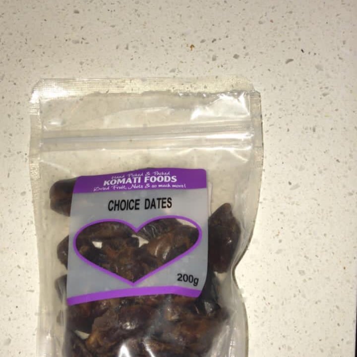 photo of Komati Foods Dates shared by @maxineparker on  12 Nov 2020 - review