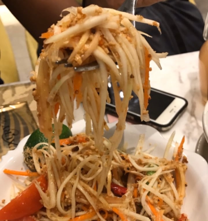 photo of Pepper Jade Thai Vegetarian Cuisine Mango salad shared by @vanessaainsley on  19 Apr 2020 - review