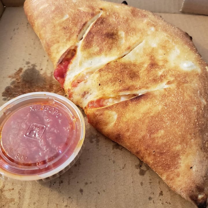 photo of Vegan Pizza Vegan pizza! Vegan cheesecake, vegan chocolate cake, vegan calzone shared by @violetfrankenstein on  12 Jun 2019 - review