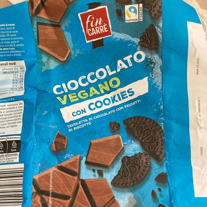 review photo of Fin Carré Cioccolato con Cookies shared by @gioppedrielli on 08 Apr 2022 - review