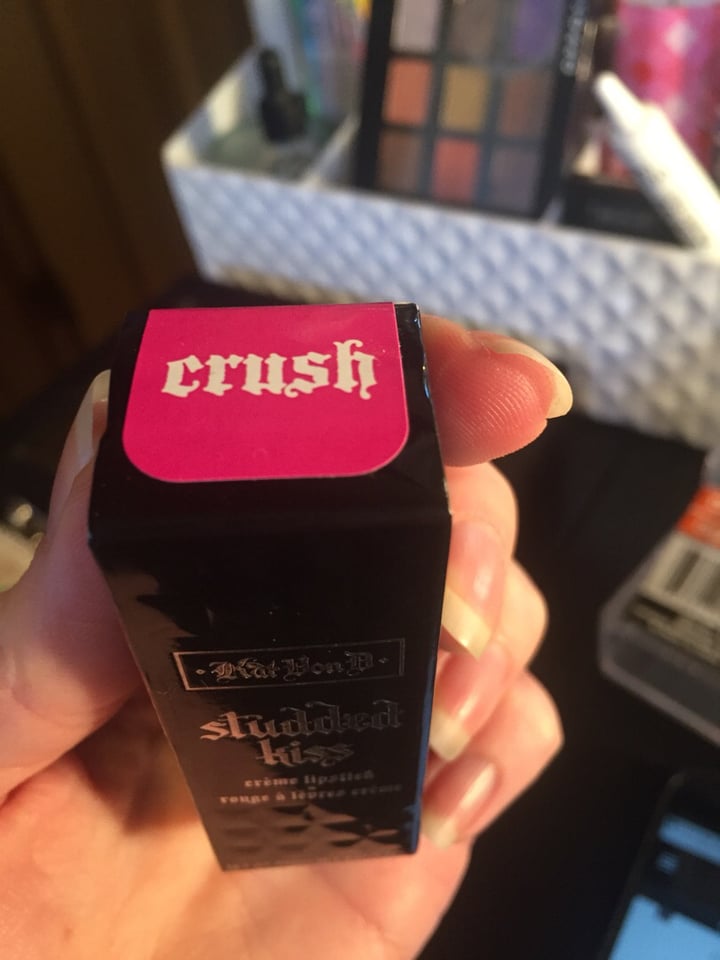 photo of KVD Beauty Studded kiss creme lipstick - crush shared by @mallory17 on  28 Nov 2019 - review