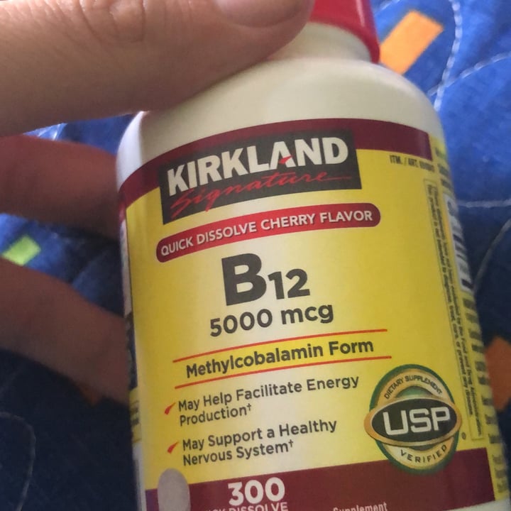 photo of Kirkland Signature B12 shared by @veganbohm on  23 Jan 2021 - review