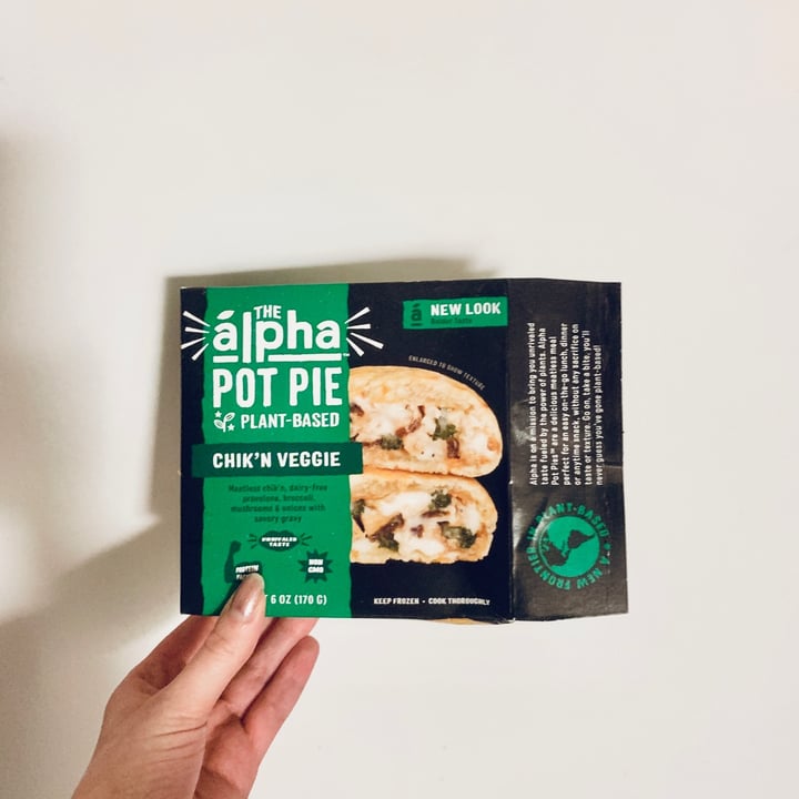 photo of Alpha Foods Handheld Pot Pie Chick’n Veggie shared by @marymacw on  22 Jan 2022 - review