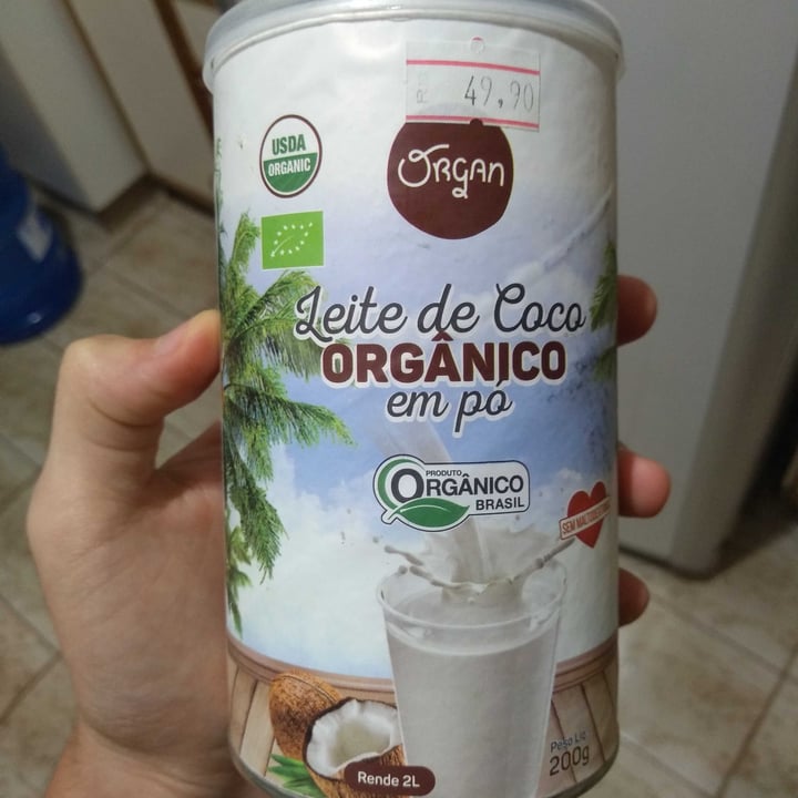 photo of Organ Leite De Coco Orgânico Em Pó shared by @littlemirac on  31 Jul 2022 - review