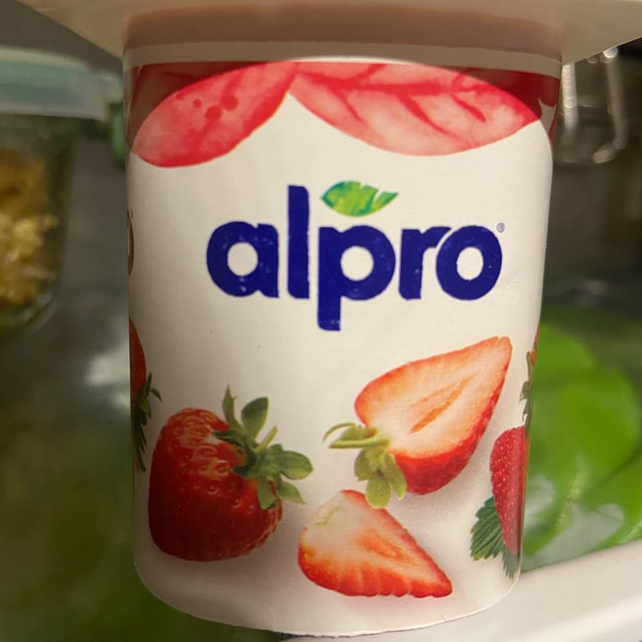 photo of Alpro Strawberry Yogurt shared by @ahealy on  23 May 2020 - review