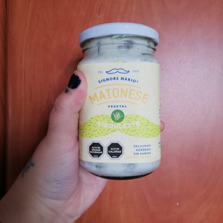 review photo of Signore Mario Mayonesa Vegetal Ciboulette shared by @tamittoe on 12 Jun 2021 - review
