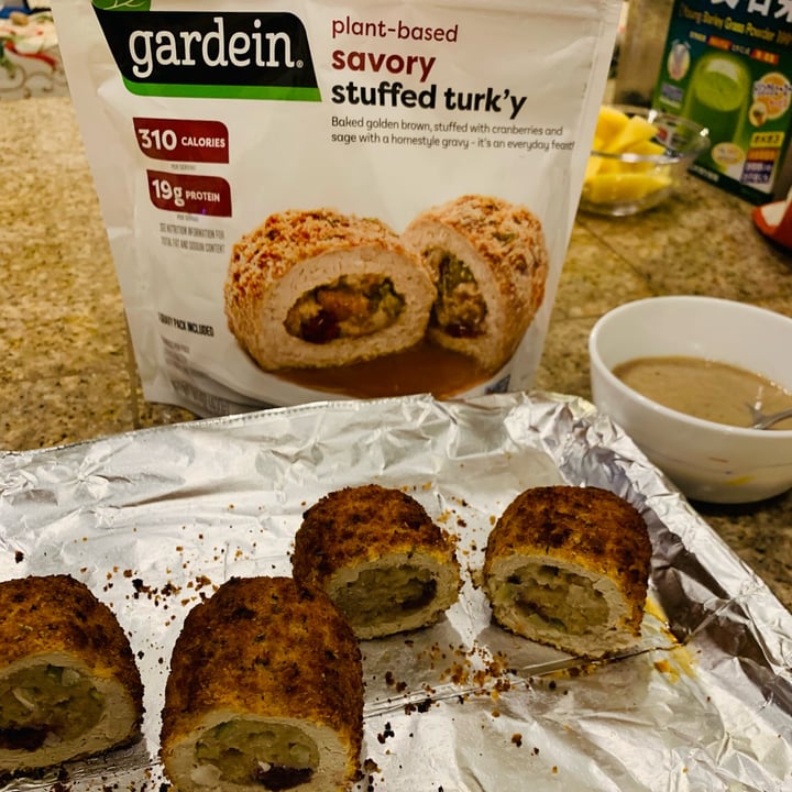 photo of Gardein Meat free Stuffed Turk’y Herbed shared by @divequeen11 on  11 Jan 2022 - review