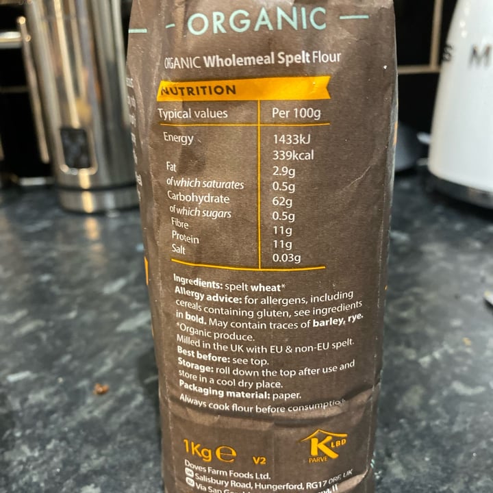 review photo of DOVES FARM EST 1978 Organic Spelt Flour shared by @christinexxx on 30 Jan 2022 - review