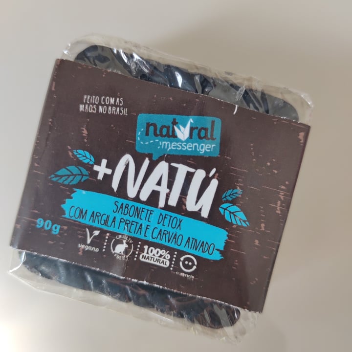 review photo of Natural messenger Sabonete de Argila Preta com Carvão Ativado shared by @agathaneves on 14 May 2022 - review