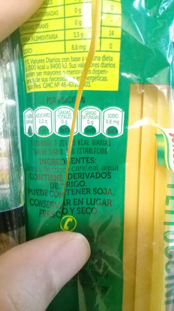 photo of Knorr Fideos Tirabuzón shared by @servegangb on  25 Mar 2020 - review