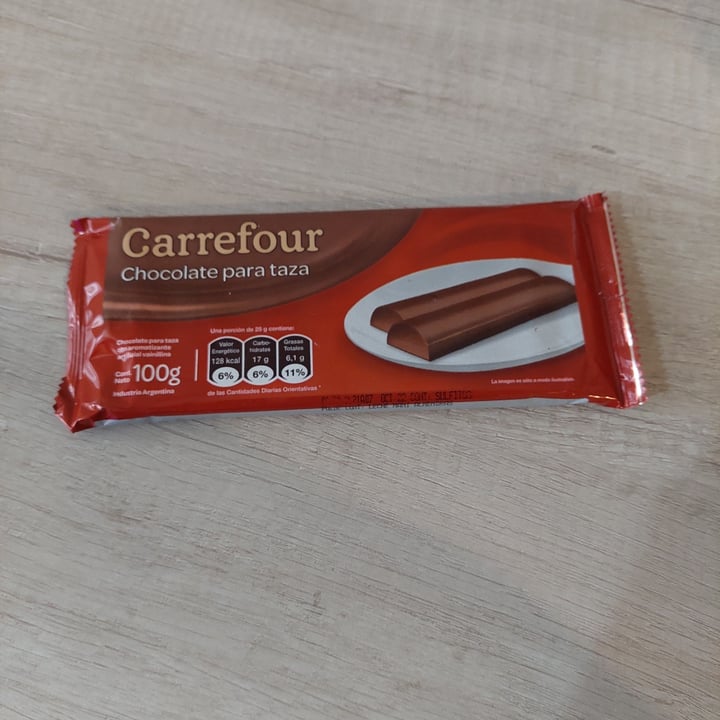photo of Carrefour Chocolate para taza shared by @paolaestancanea on  01 Jul 2021 - review