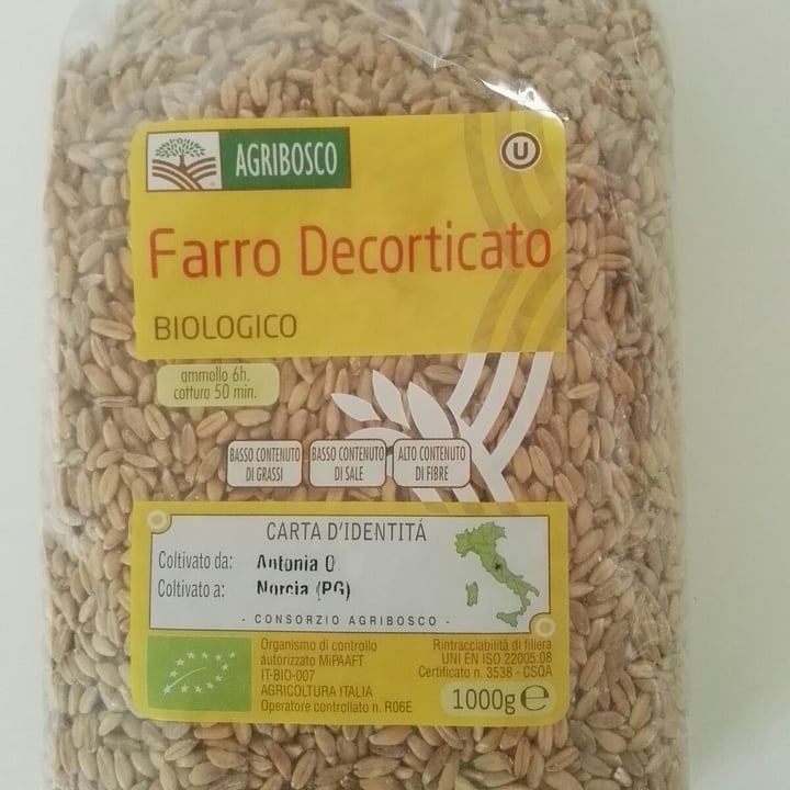 photo of Agribosco Farro decorticato shared by @federicac on  31 Mar 2022 - review