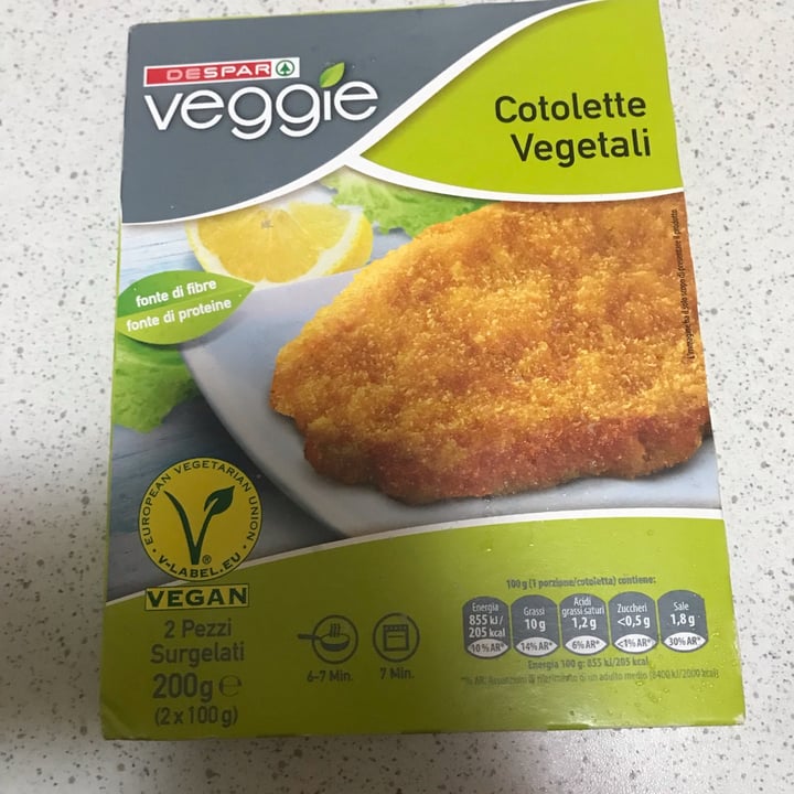 review photo of Despar Veggie Cotolette vegetali shared by @alexkrebs on 06 Dec 2021 - review
