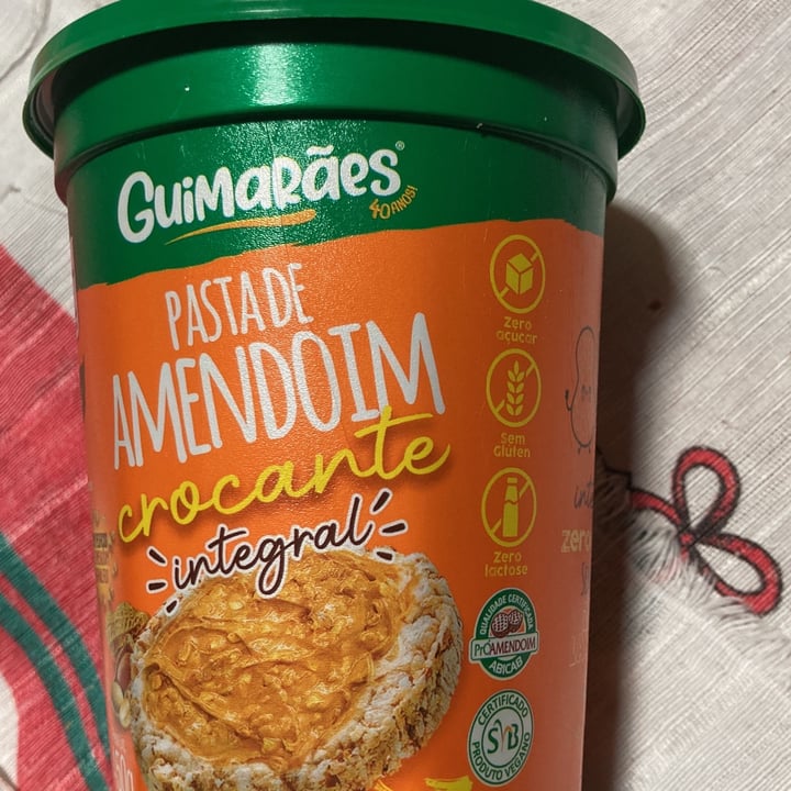 photo of Pasta de amendoim crocante Guimarães Pasta De Amendoim shared by @lucasbernardino on  24 Oct 2022 - review