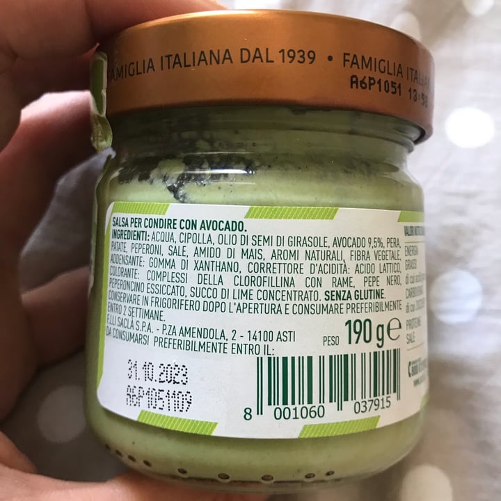 photo of Sacla' Guacamole avocado shared by @valentina- on  25 Jul 2022 - review