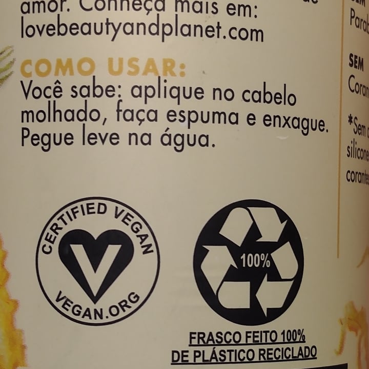 photo of Love Beauty and Planet Beauty & Planet Óleo De Coco & Ylang Ylang shared by @edoliver on  07 May 2022 - review