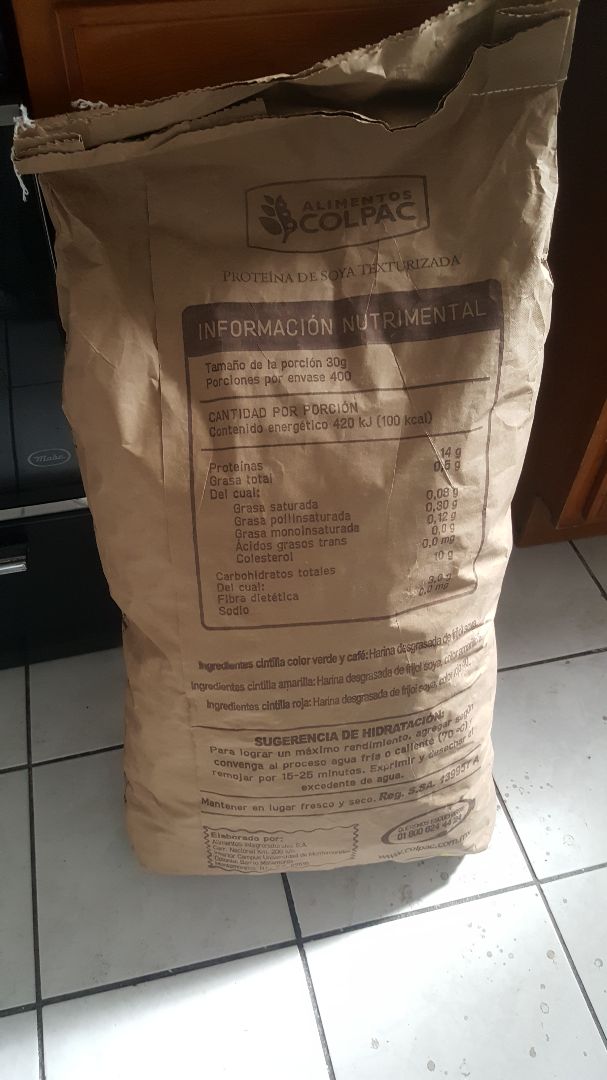 photo of Soi-yah! Proteína de soya texturizada shared by @andyzavala on  18 Dec 2019 - review