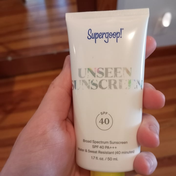 photo of Supergoop! Unseen Sunscreen SPF 40 shared by @craidy on  30 Jun 2021 - review