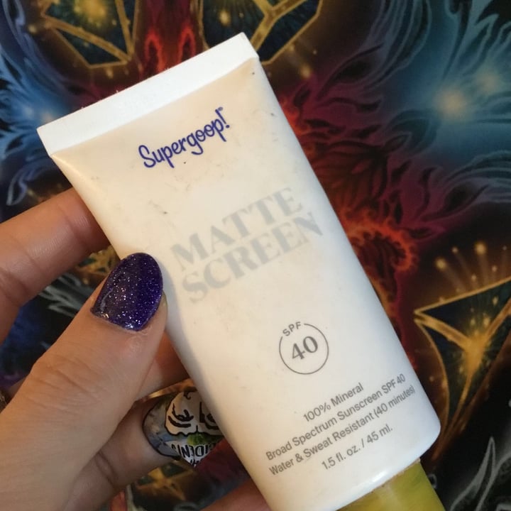 photo of Supergoop! Matte Screen SPF 40 shared by @vivalaviolet on  26 Mar 2021 - review