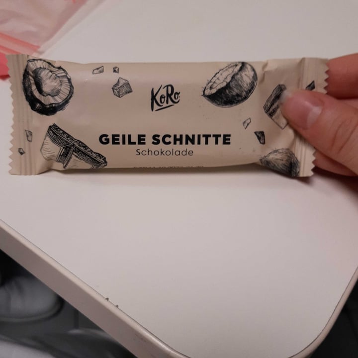 photo of Koro Geile Schnitte | Coconut Chocolate Bar shared by @ilaria96 on  19 Feb 2022 - review