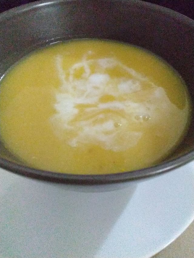 Photo of the dish “Crema de coliflor con coco”