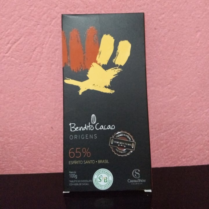 photo of Bendito Cacao Chocolate 65% shared by @veganamor on  16 Nov 2021 - review