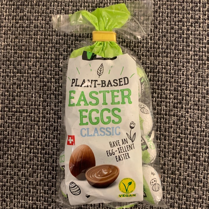 photo of Migros V-Love Plant-Based Easter Eggs Classic shared by @veganusefulinfo on  21 Mar 2022 - review