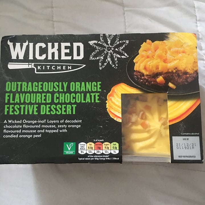 photo of Wicked Outrageously Orange Flavoured Chocolate Festive Dessert shared by @dandan4 on  24 Dec 2021 - review