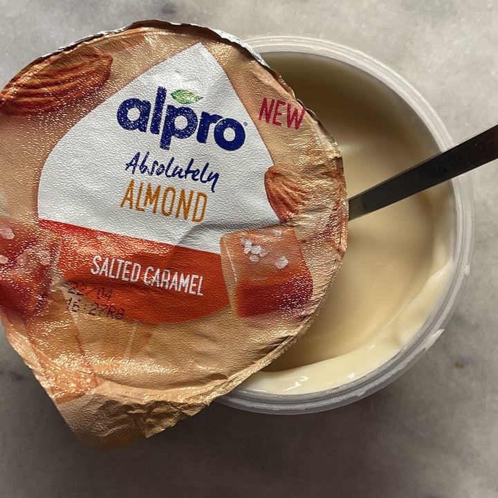 photo of Alpro Absolutely almond salted caramel shared by @antonia88 on  14 Apr 2022 - review