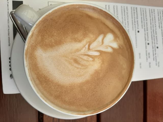 Photo of the dish “Cappuccino with almond milk.”