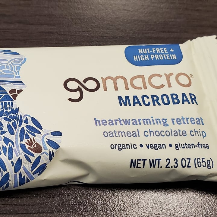 photo of GoMacro Heartwarming Retreat Oatmeal Chocolate Chip shared by @eriluc on  11 Oct 2021 - review