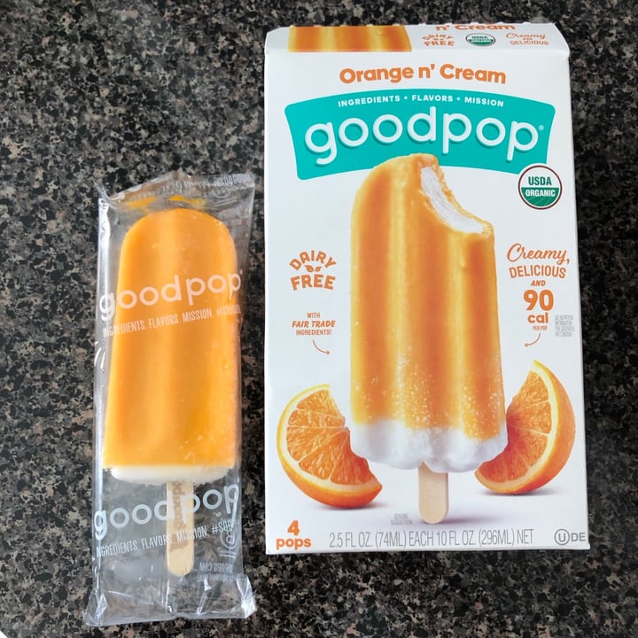 photo of Goodpop Orange N' Cream shared by @aqualing on  28 May 2021 - review