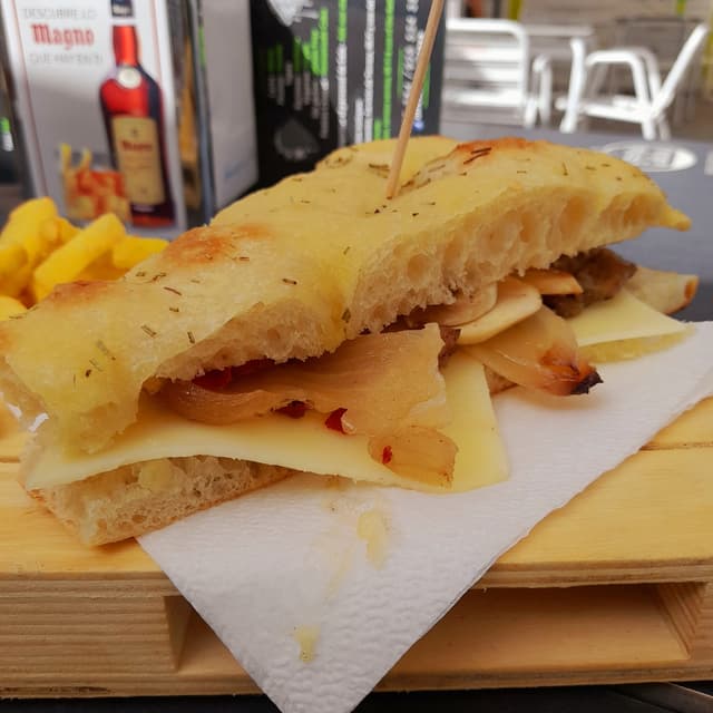 Foto del piatto “Focaccia Vegana”