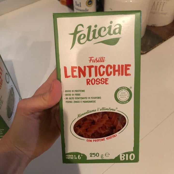 review photo of Felicia Fusilli di lenticchie rosse shared by @sara97 on 31 Mar 2022 - review