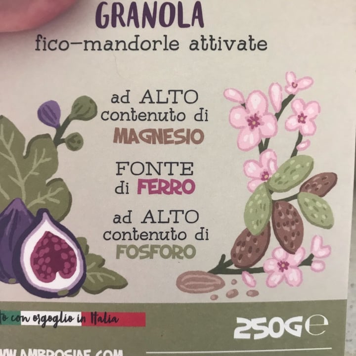 photo of Perfect Bio Granola fico e mandorle attivate shared by @alessialuna on  13 Aug 2022 - review