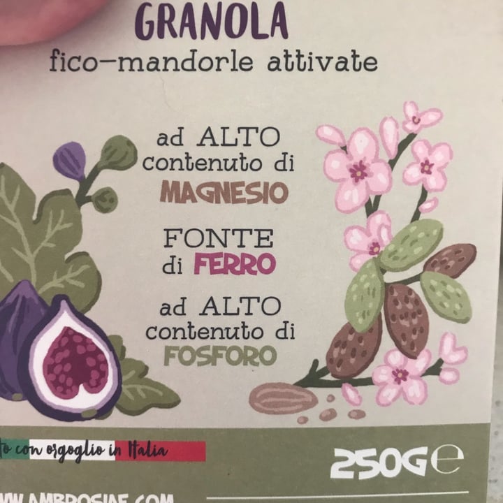 review photo of Perfect Bio Granola fico e mandorle attivate shared by @alessialuna on 13 Aug 2022 - review