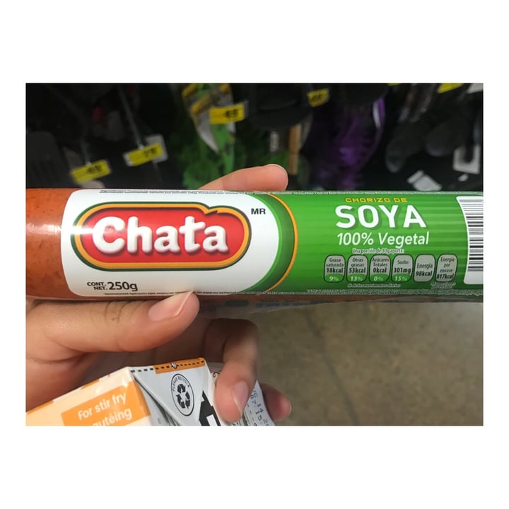 photo of La Chata Chorizo de soya shared by @kpaolamg on  01 Feb 2020 - review