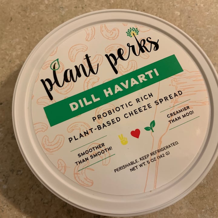 photo of Plant Perks Dill Havarti Cheese Spread shared by @keeponveganon on  27 May 2020 - review