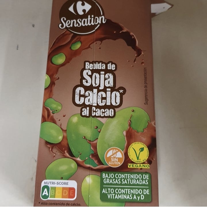 photo of Carrefour Sensation Bebida De Soja Calcio Al Cacao shared by @espe on  02 Dec 2021 - review