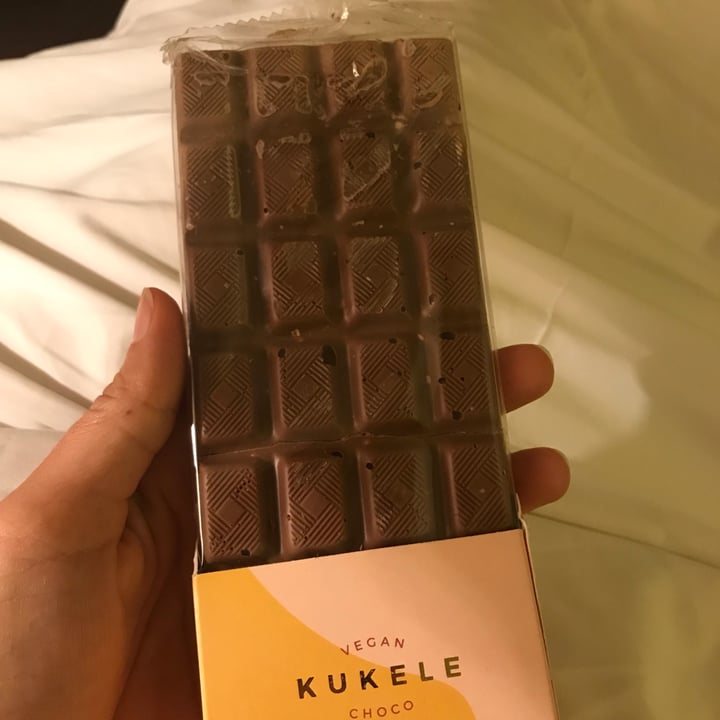 photo of Kukele Vegan Choco Chocolate Con Leche De Coco Cacao 40% shared by @sechague on  21 Nov 2021 - review