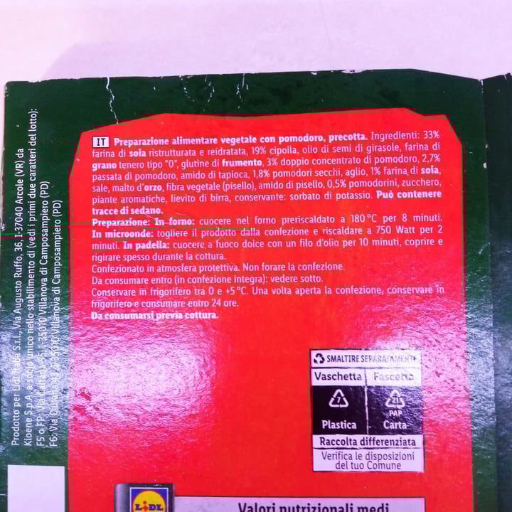 review photo of Vemondo Polpette Vegetali al Pomodoro shared by @adospgnuolo on 13 Oct 2022 - review