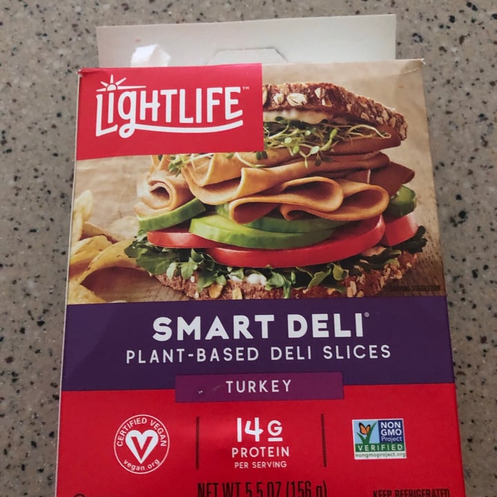 photo of Lightlife Plant-Based Turkey Deli Slices shared by @annettej on  07 May 2021 - review