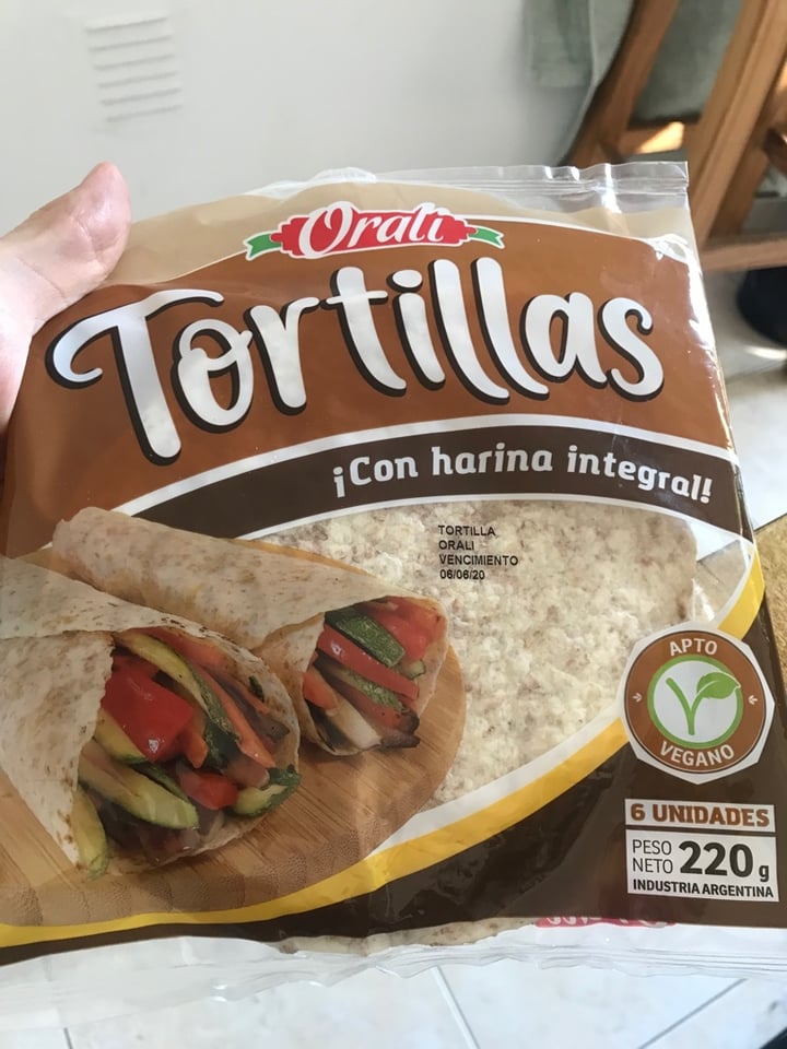 photo of Orali Tortillas con Harina Integral shared by @truman77 on  08 May 2020 - review
