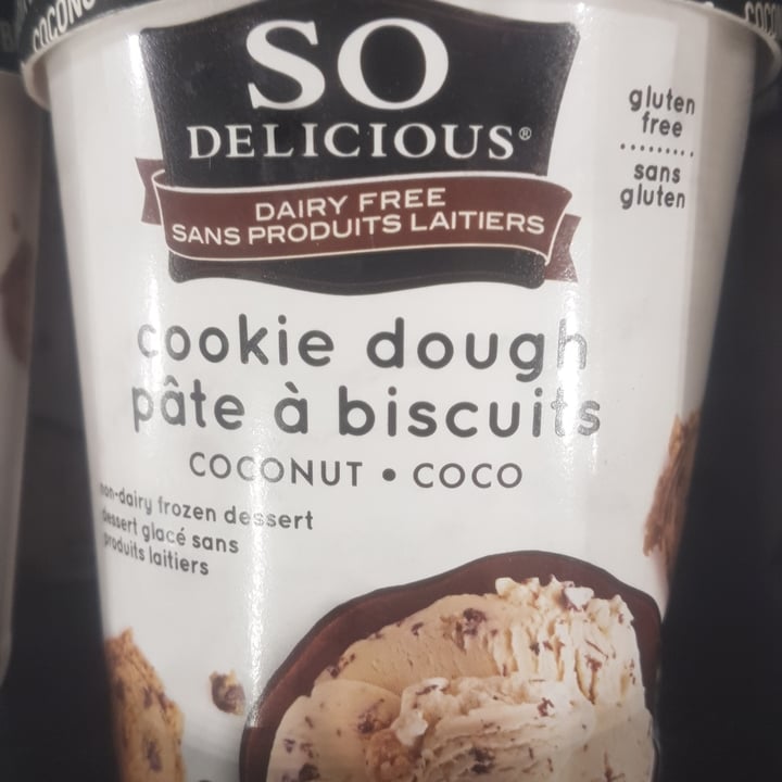 photo of So Delicious Dairy Free Cookie Dough Coconutmilk Frozen Dessert shared by @heatherlydss on  30 Jun 2021 - review