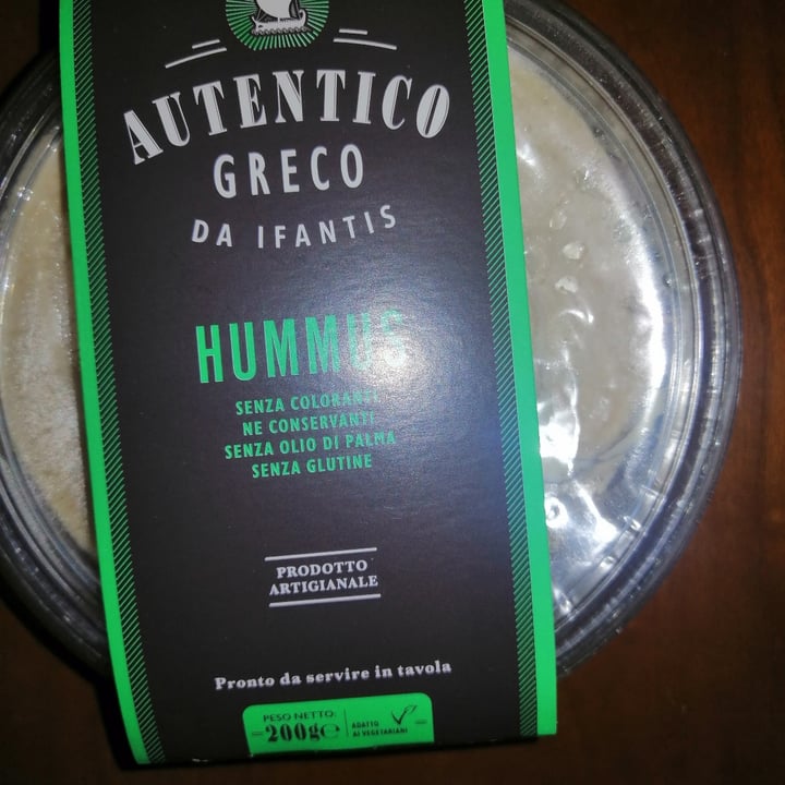 photo of Autentico greco da ifantis Hummus shared by @lavinia88 on  01 Nov 2022 - review